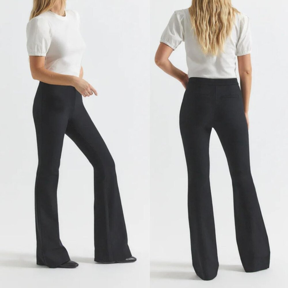 10 Crosby Derek Lam Black Flare Trousers